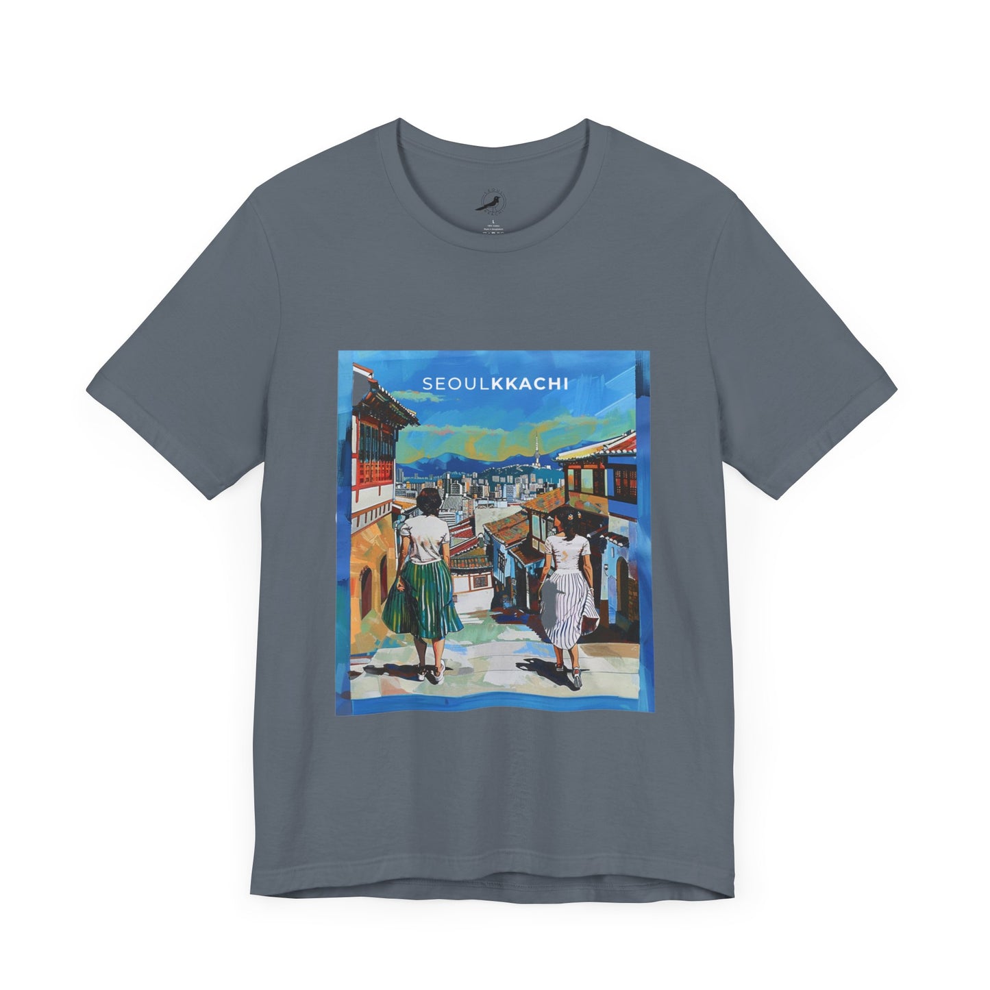 Korean Streets Painting T-shirt