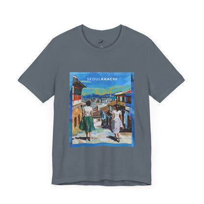 Korean Streets Painting T-shirt