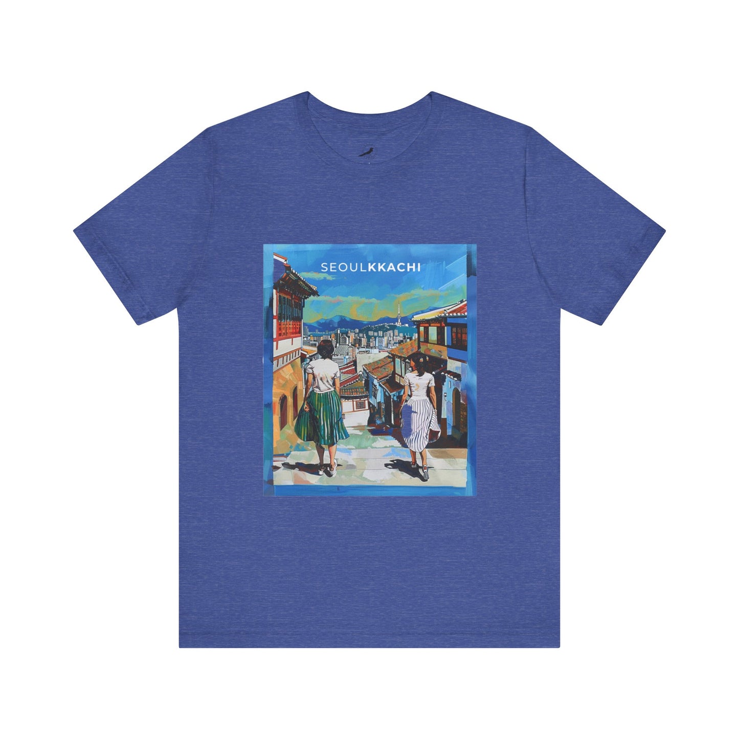 Korean Streets Painting T-shirt