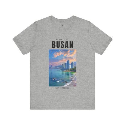 Busan Beach and Skyline T-shirt