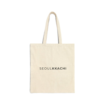 Seoul Painting Canvas Cotton Tote Bag