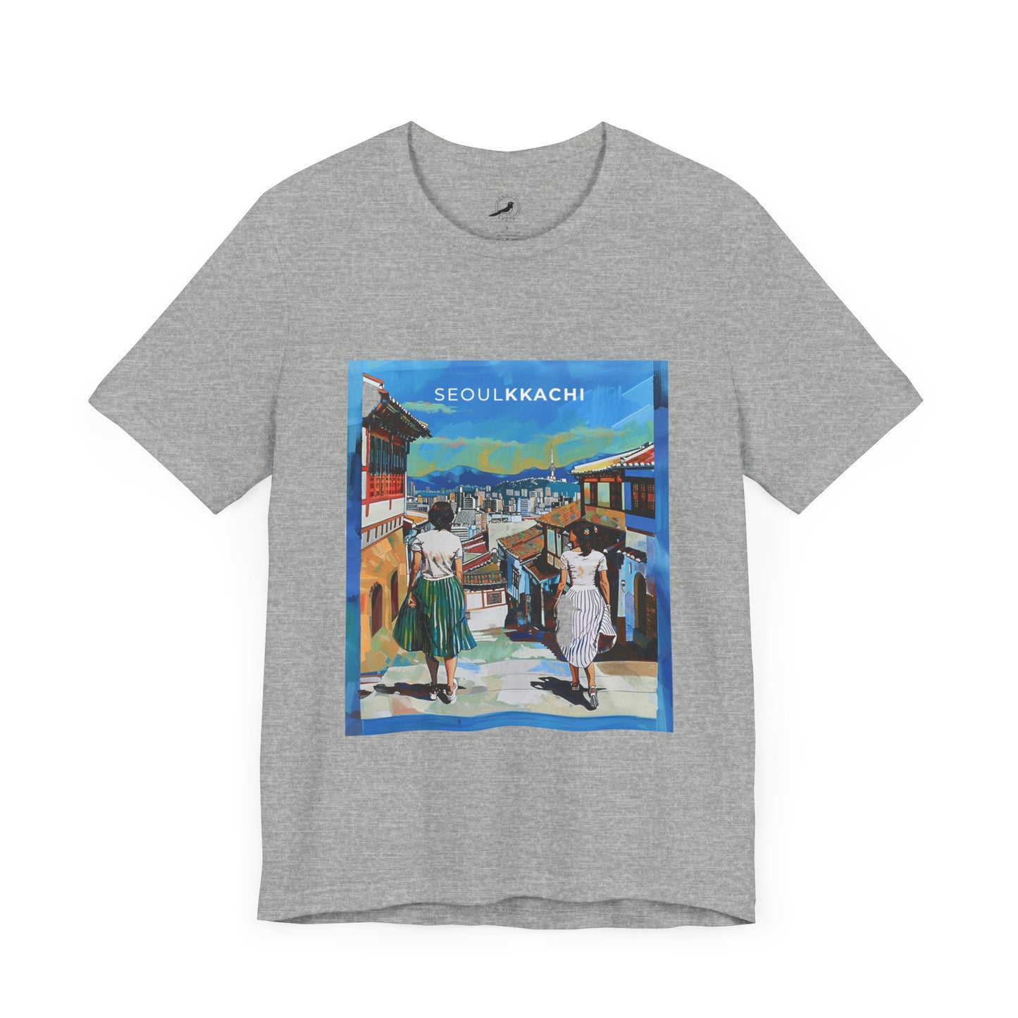 Korean Streets Painting T-shirt