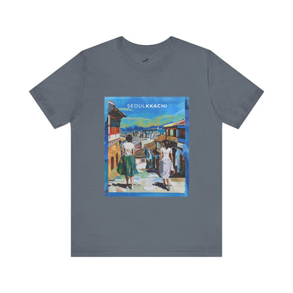 Korean Streets Painting T-shirt