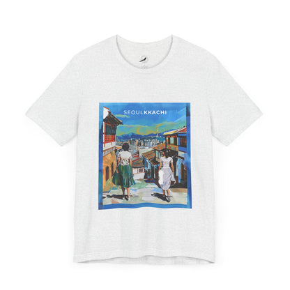 Korean Streets Painting T-shirt