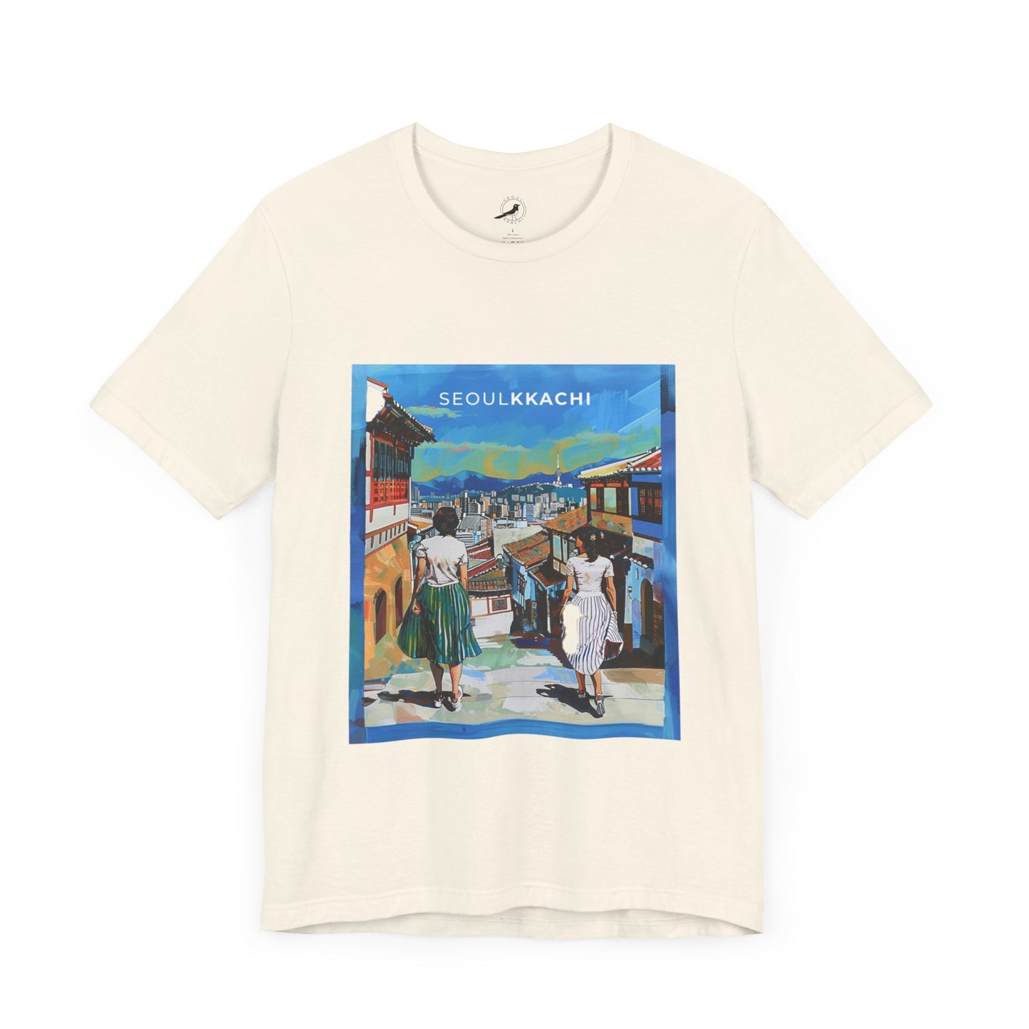 Korean Streets Painting T-shirt