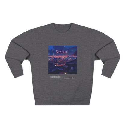 Seoul Night Skyline Unisex Sweater