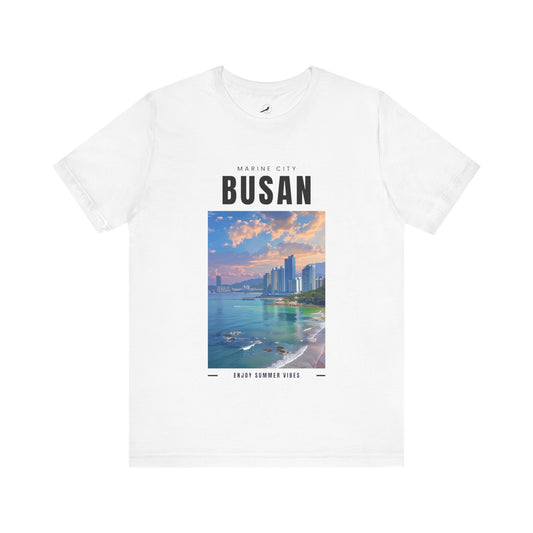 Busan Beach and Skyline T-shirt