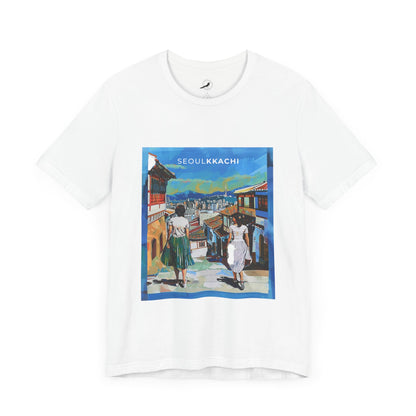 Korean Streets Painting T-shirt