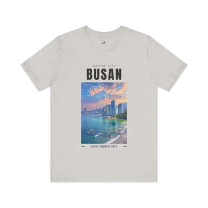 Busan Beach and Skyline T-shirt