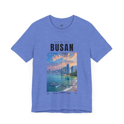 Busan Beach and Skyline T-shirt