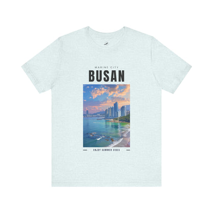 Busan Beach and Skyline T-shirt