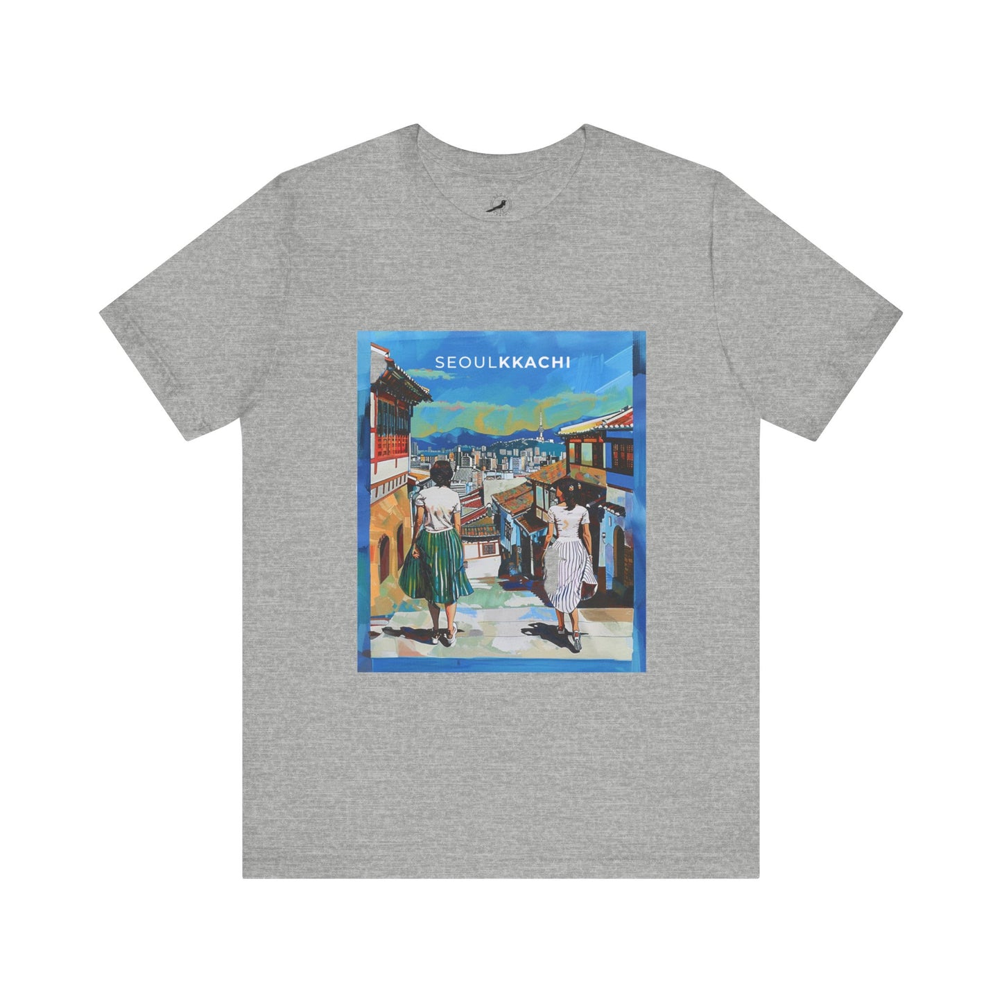 Korean Streets Painting T-shirt