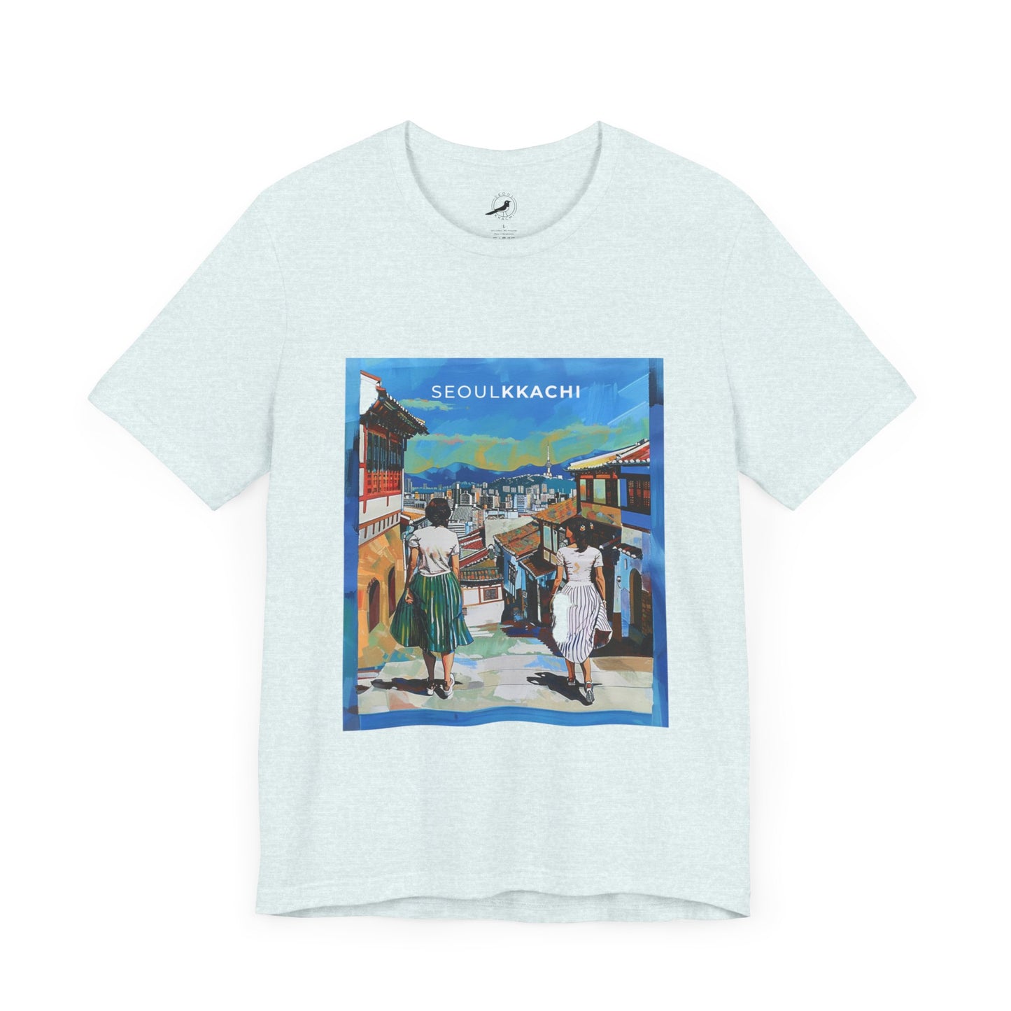 Korean Streets Painting T-shirt