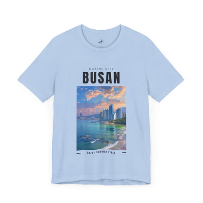 Busan Beach and Skyline T-shirt