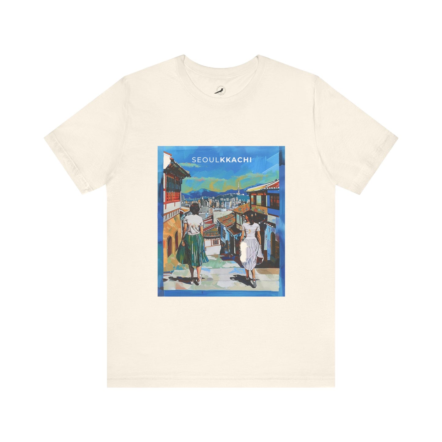 Korean Streets Painting T-shirt