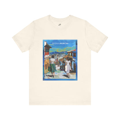 Korean Streets Painting T-shirt