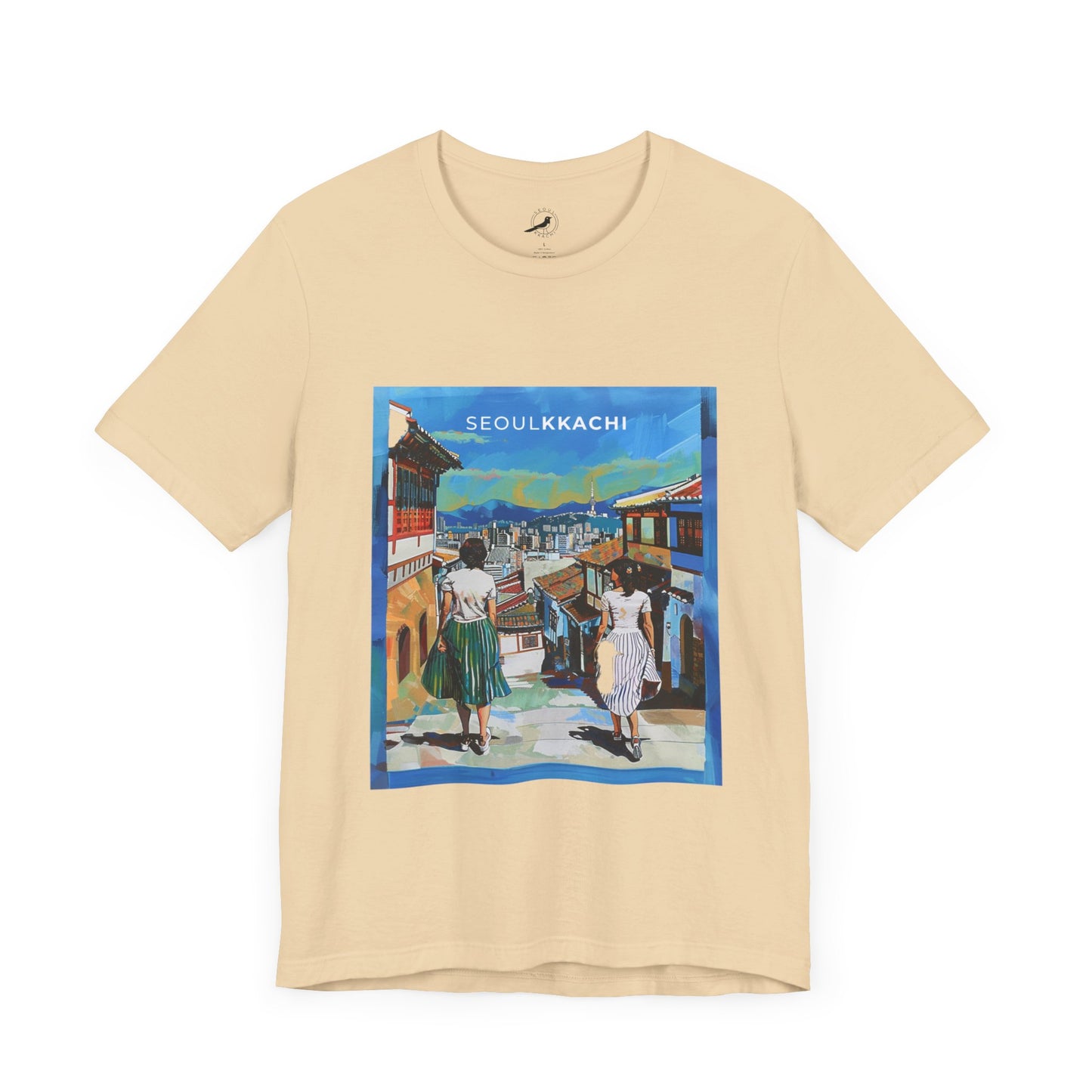 Korean Streets Painting T-shirt