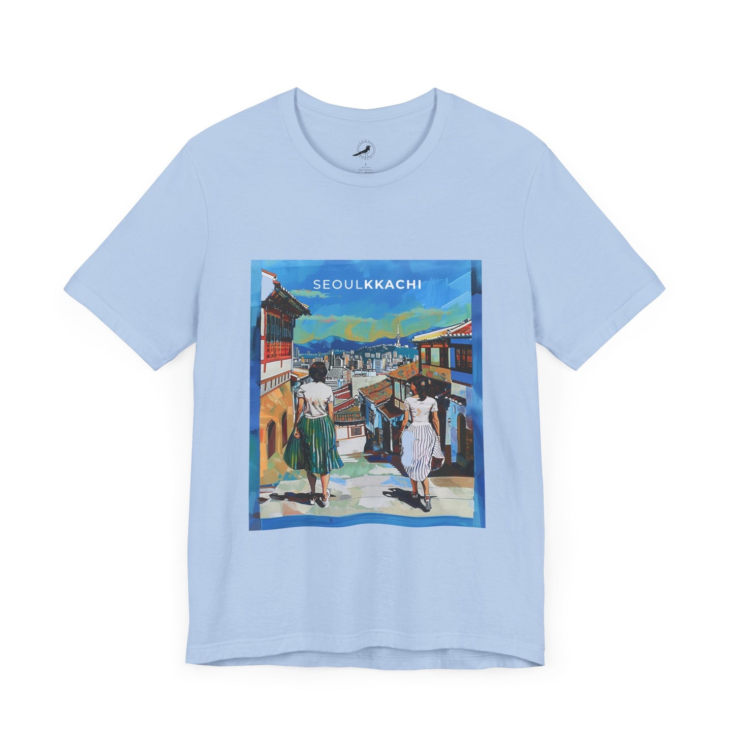 Korean Streets Painting T-shirt