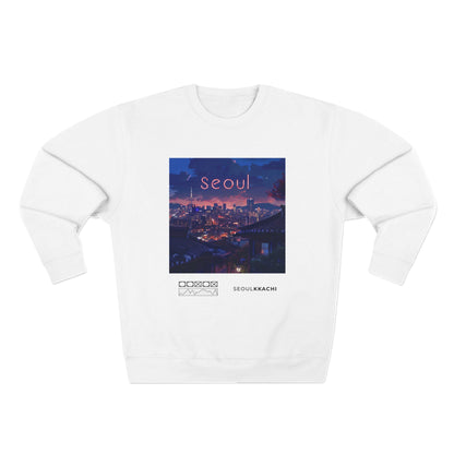 Seoul Night Skyline Unisex Sweater