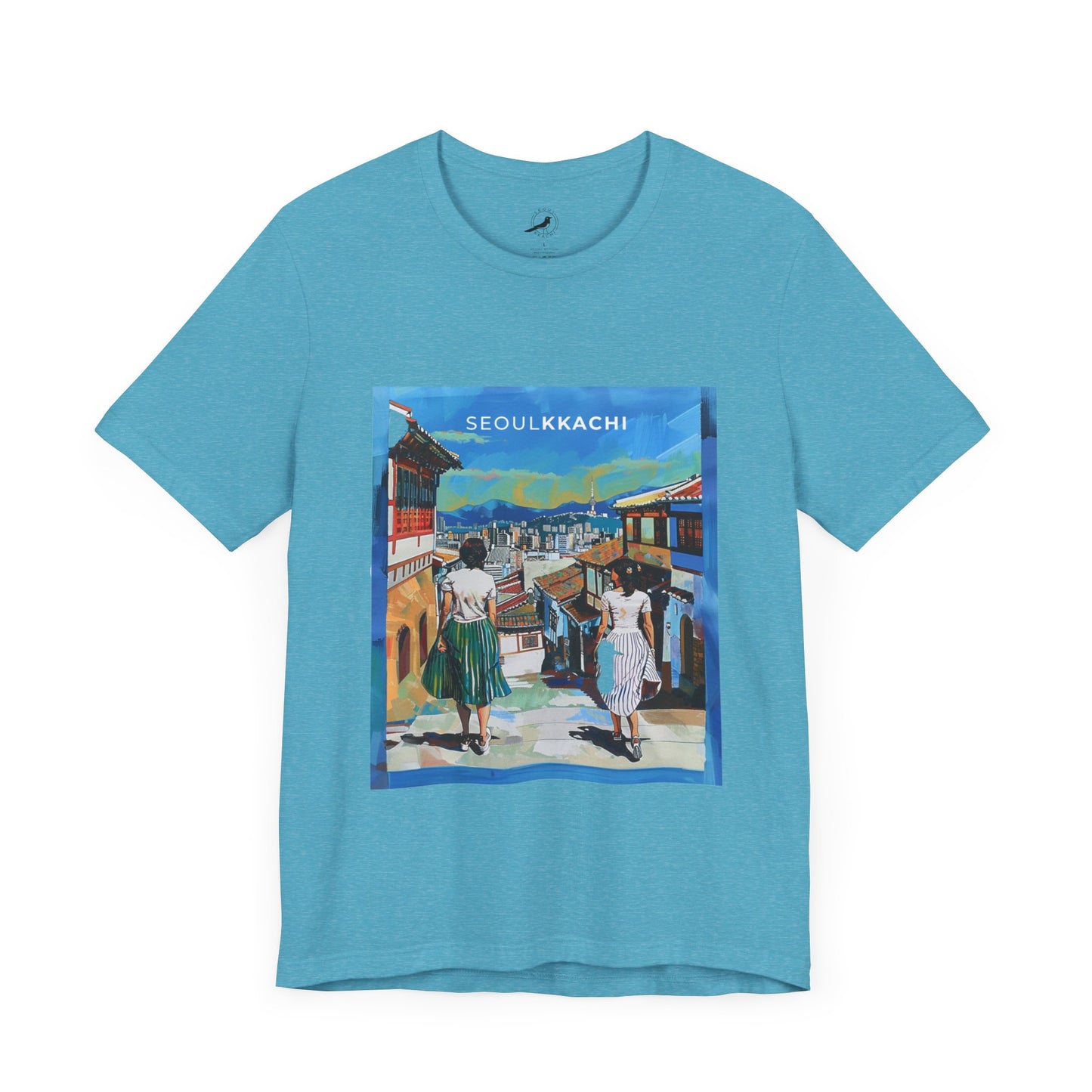 Korean Streets Painting T-shirt