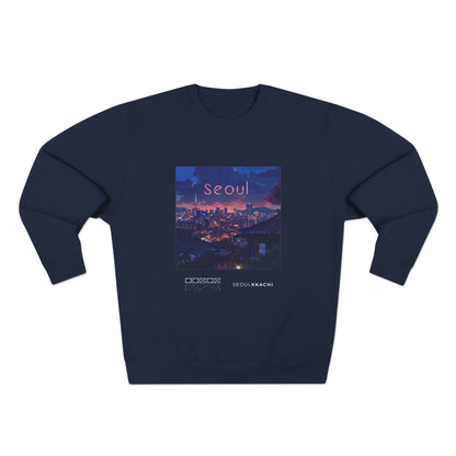 Seoul Night Skyline Unisex Sweater