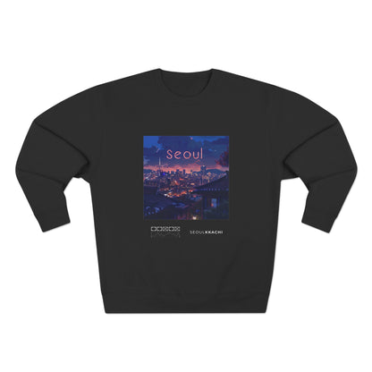 Seoul Night Skyline Unisex Sweater