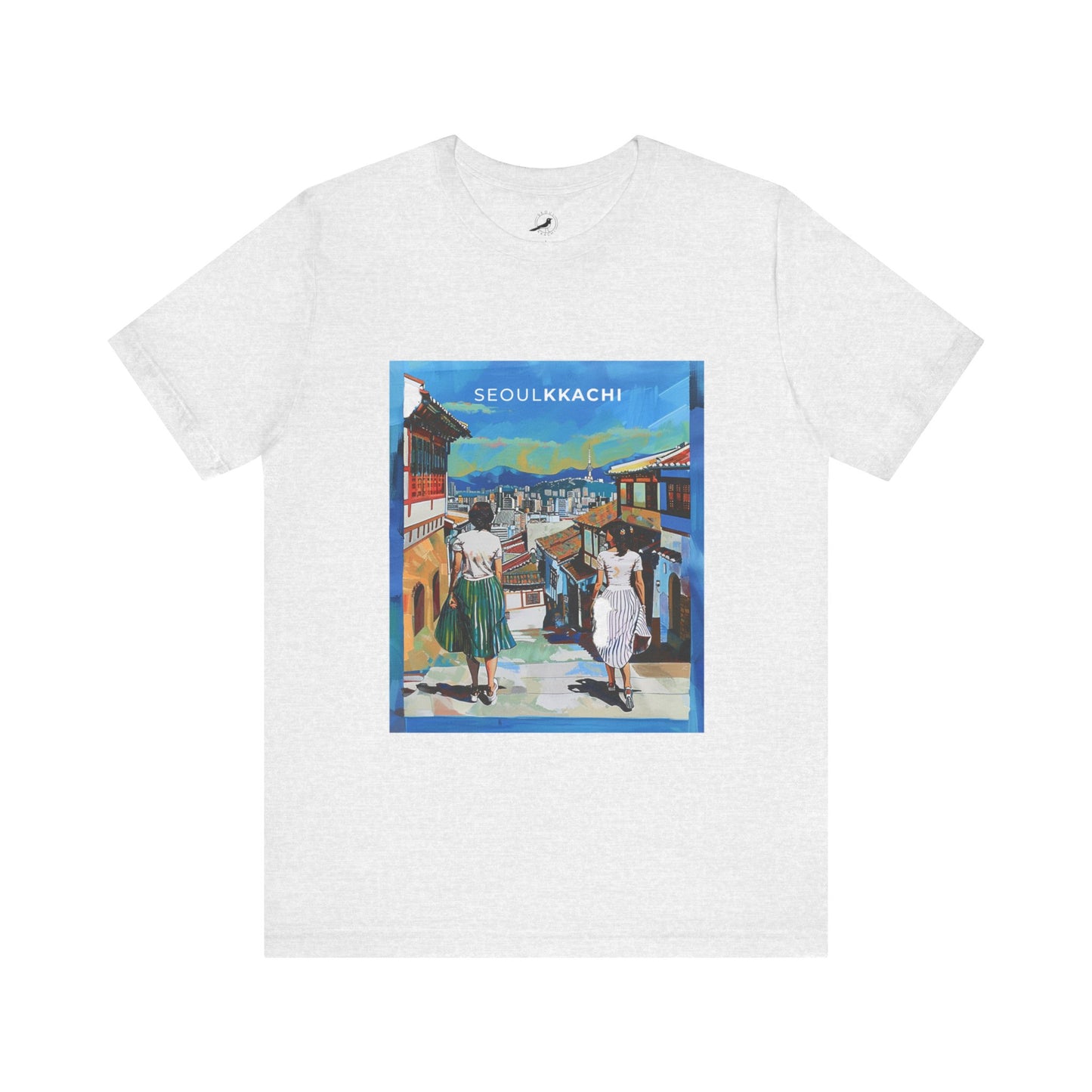 Korean Streets Painting T-shirt