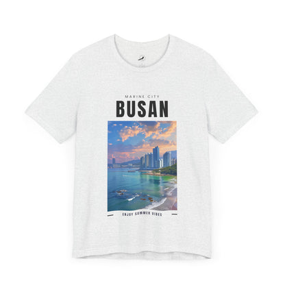 Busan Beach and Skyline T-shirt