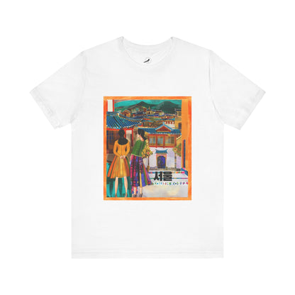 Seoul Streets Painting T-shirt