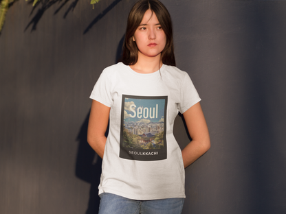 Seoul Skyline Unisex T-shirt