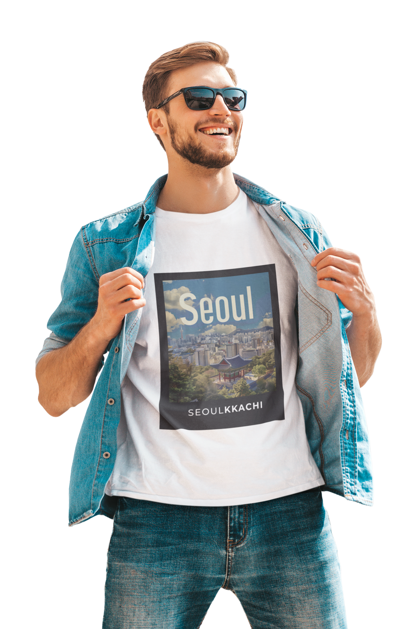 Seoul Skyline Unisex T-shirt